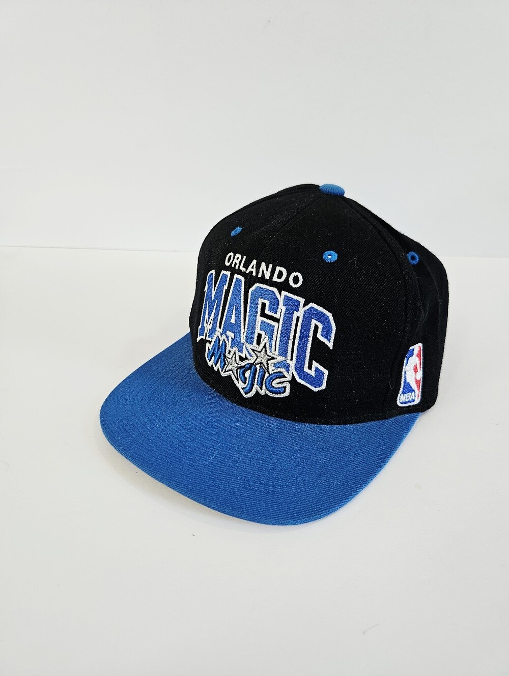 Michell & Ness Orlando Magic Hardwood Classics Throwback Snapback Flat Brim Hat
